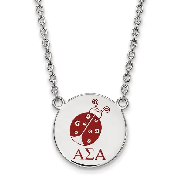 Sorority Life Alpha Sigma Alpha Necklace