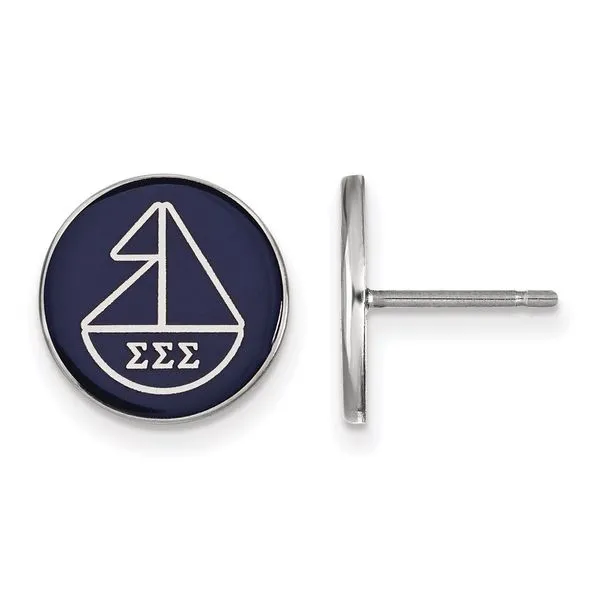 Sorority Life Sigma Sigma Sigma Earrings
