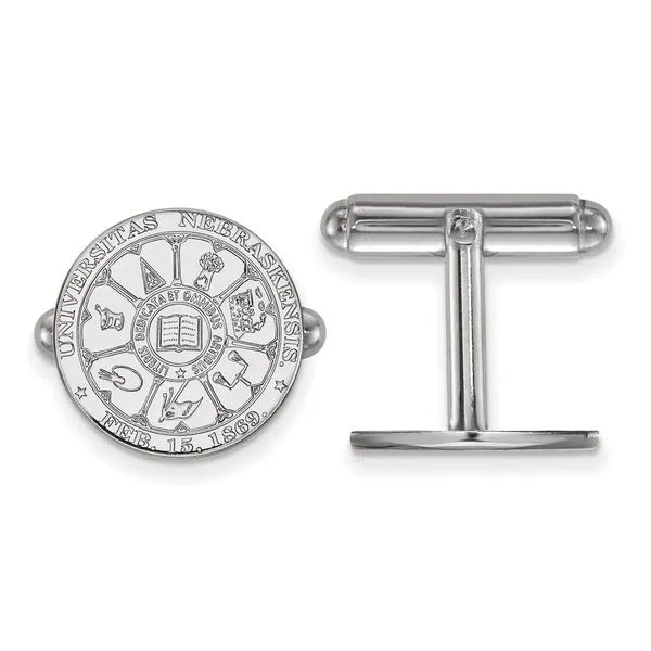 Collegiate University of Nebraska Crest Cuff Links