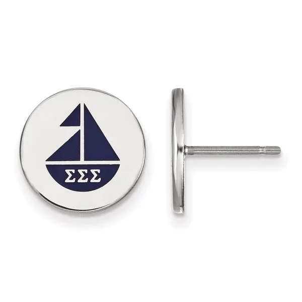Sorority Life Sigma Sigma Sigma Earrings