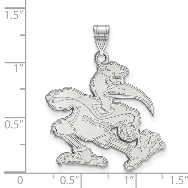 Collegiate University of Miami Pendant