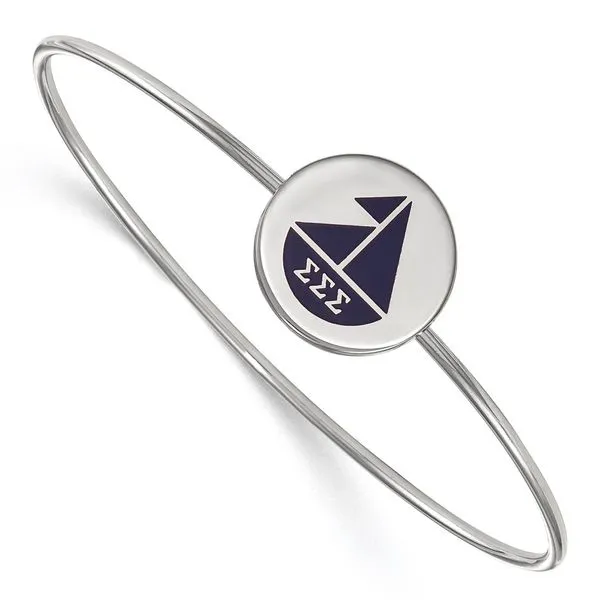Sorority Life Sigma Sigma Sigma Bangle