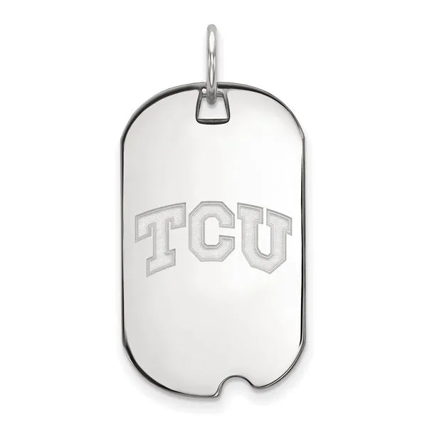 Collegiate Texas Christian University Dog Tag Pendant