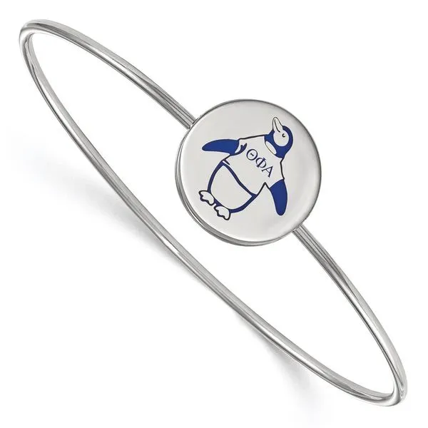 Sorority Life Rh-plated Theta Phi Alpha Enameled Slip-on ...