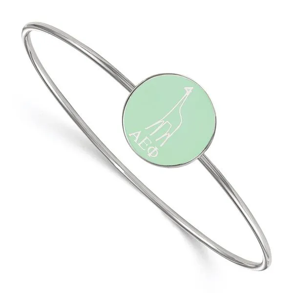 Sorority Life Alpha Epsilon Phi Bangle