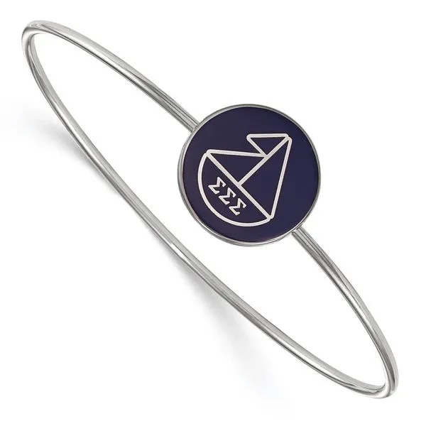 Sorority Life Sigma Sigma Sigma Bangle