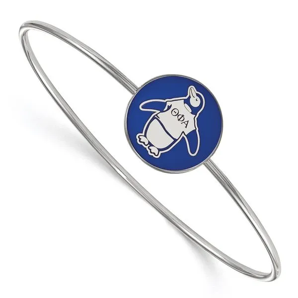 Sorority Life Rh-plated Theta Phi Alpha Enameled Slip-on ...