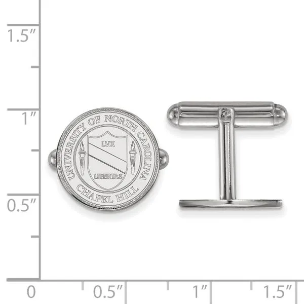 Collegiate University of North Carolina Crest Cuff Links