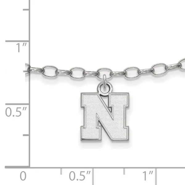 Collegiate University of Nebraska Anklet