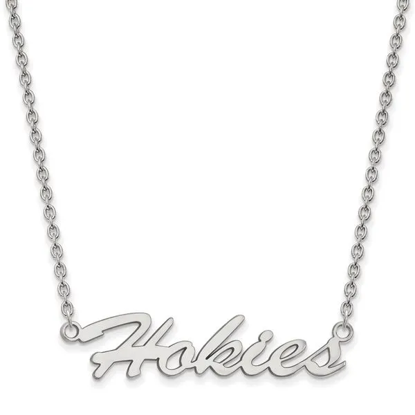 Collegiate Virginia Tech Hokies Script Necklace