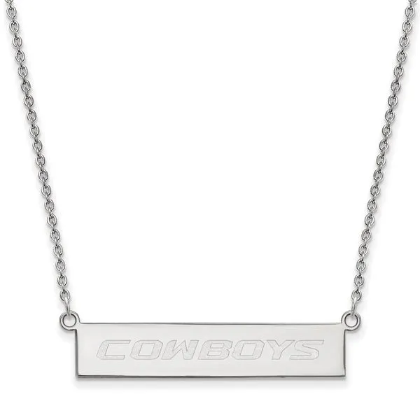 Collegiate Oklahoma State Bar Necklace