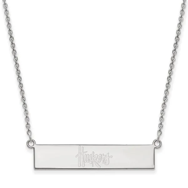 Collegiate University of Nebraska Bar Necklace