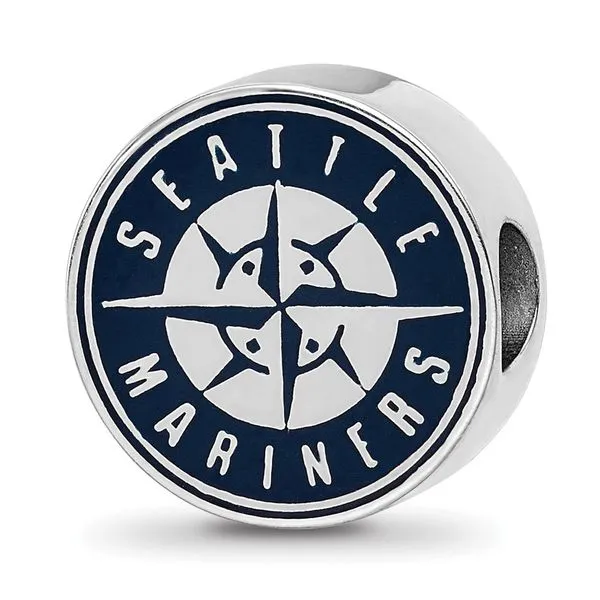 MLB Seattle Mariners Enameled Bead