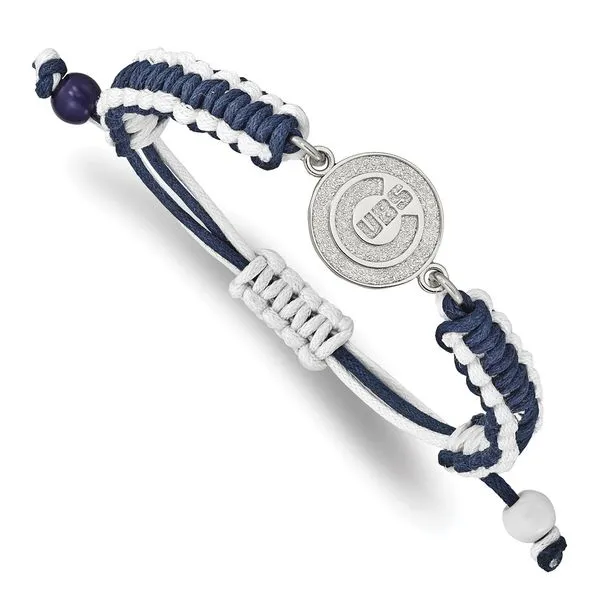 Stainless Steel MLB LogoArt Chicago Cubs Adjustable Cord ...