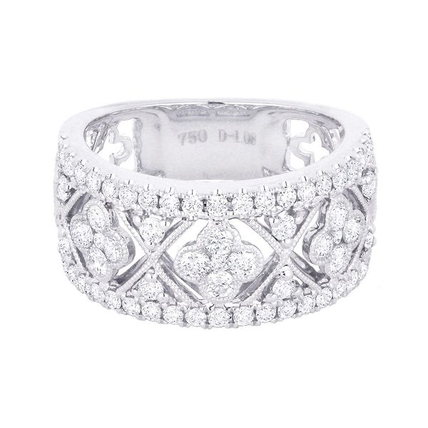 DeScenza Signature Collection Diamond White Gold Ring | DeScenza ...