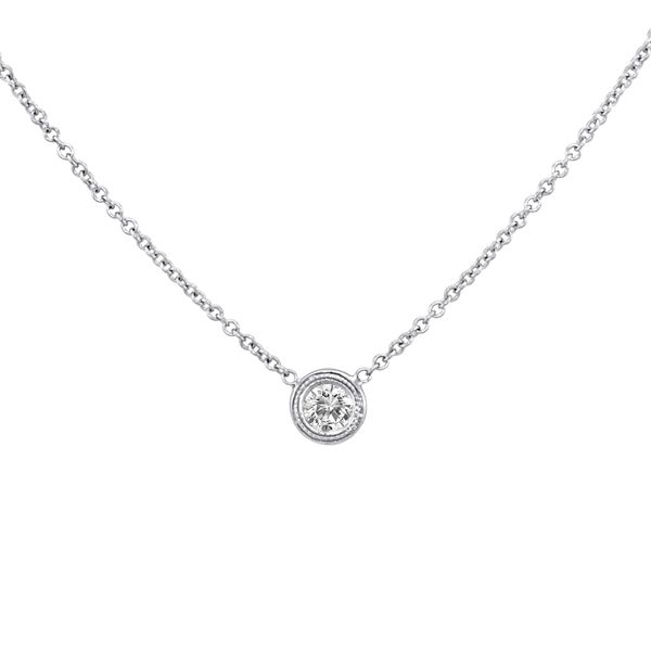 Sofer Jewlery Diamond White Gold Necklace NC157151 | DeScenza Diamonds ...