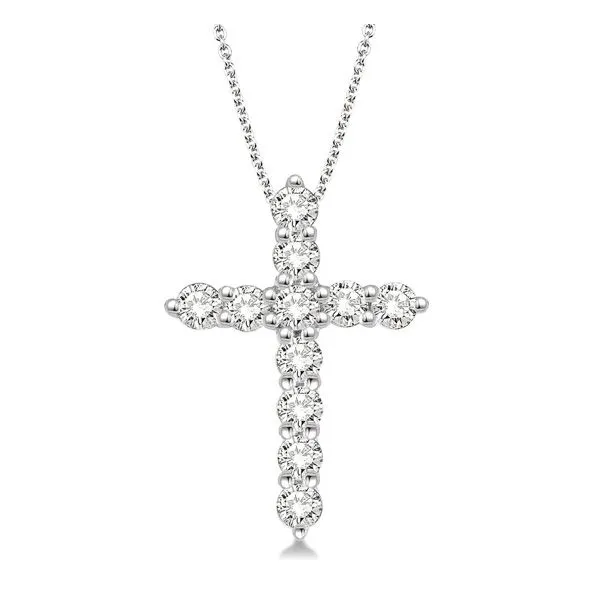 D. Geller Collection 14K Diamond Cross Necklace 160-05042 | D. Geller ...