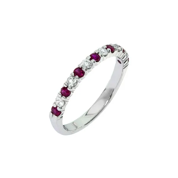 Ruby diamond band Clearance
