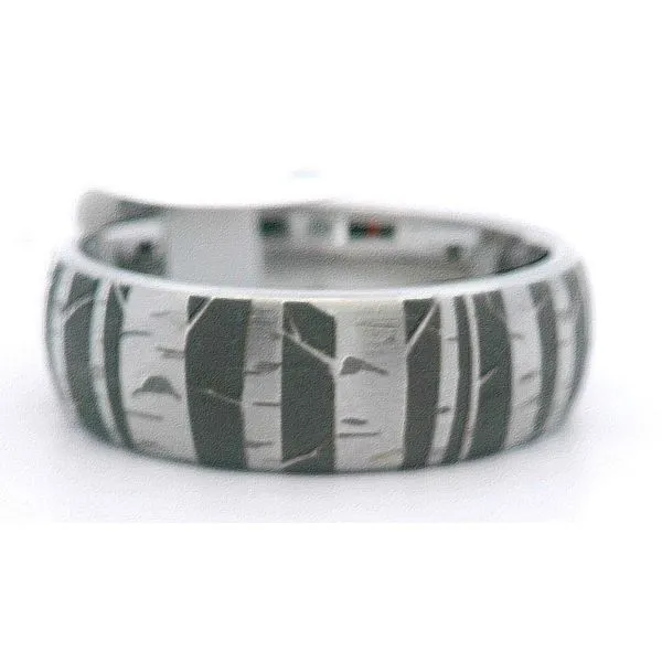 Alternative Metal Wedding Band Image 2 Ace Of Diamonds Mount Pleasant, MI