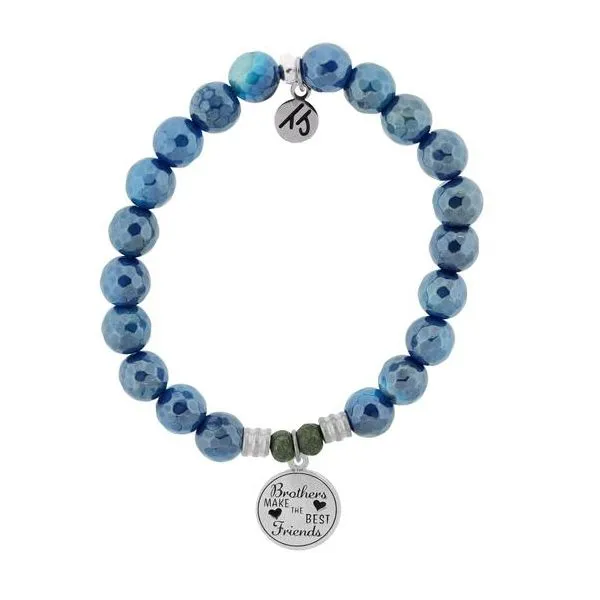 Sterling bracelets with natural stones