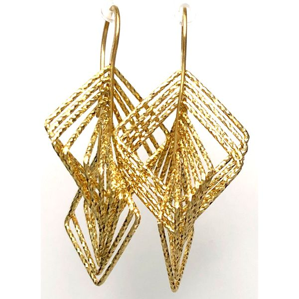 Sterling Silver Earrings Ace Of Diamonds Mount Pleasant, MI