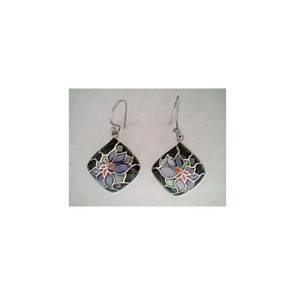 Sterling Silver Earrings Ace Of Diamonds Mount Pleasant, MI