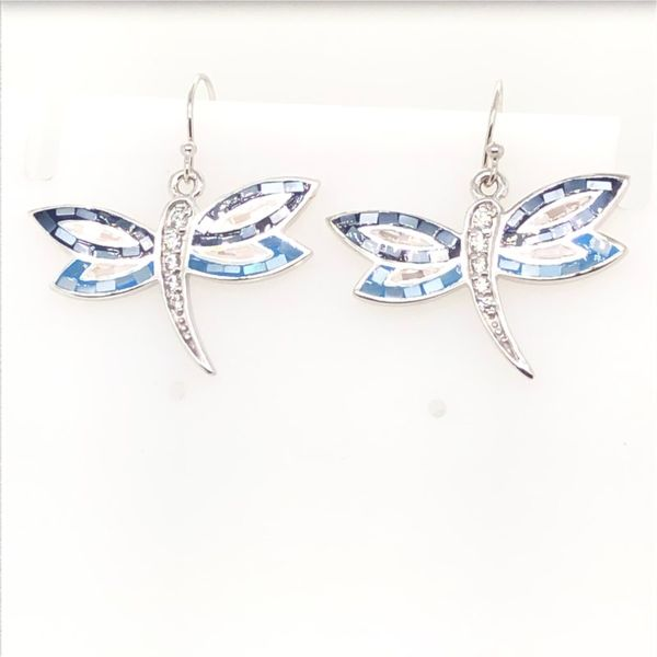 Sterling Silver Earrings Ace Of Diamonds Mount Pleasant, MI