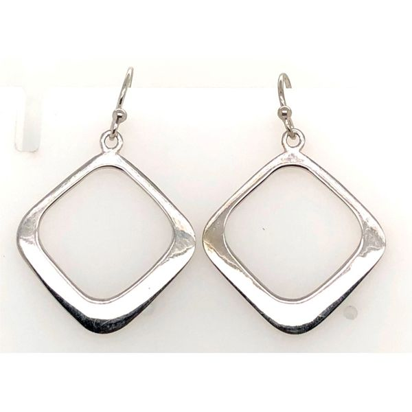 Sterling Silver Earrings Ace Of Diamonds Mount Pleasant, MI