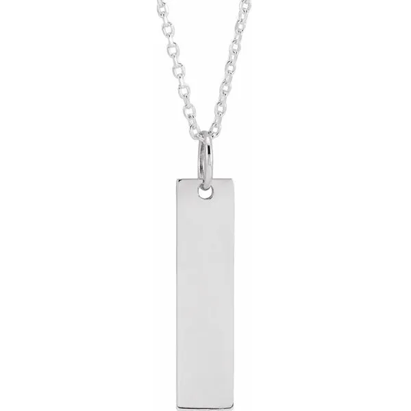 engraveable jewelry like bar necklaces and heads