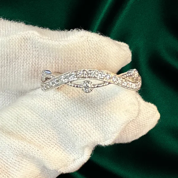 Womens Diamond Wedding Band