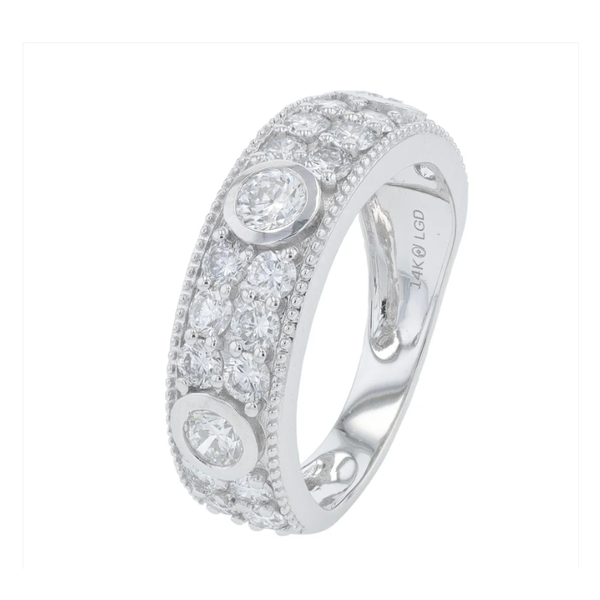 Women's Diamond Wedding Band Image 2 Adler's Diamonds Saint Louis, MO