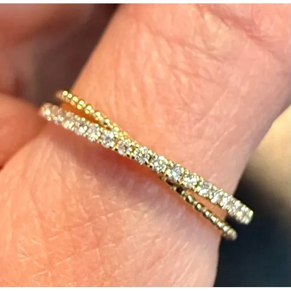 Women's Diamond Wedding Band Image 2 Adler's Diamonds Saint Louis, MO