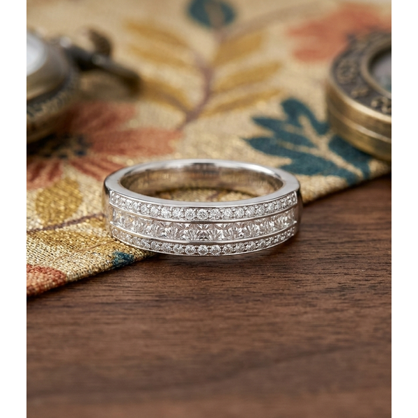 Women's Diamond Wedding Band Image 2 Adler's Diamonds Saint Louis, MO