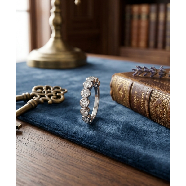 Women's Diamond Wedding Band Image 2 Adler's Diamonds Saint Louis, MO