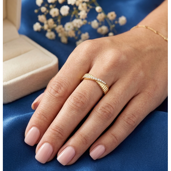 Women's Diamond Wedding Band Image 3 Adler's Diamonds Saint Louis, MO