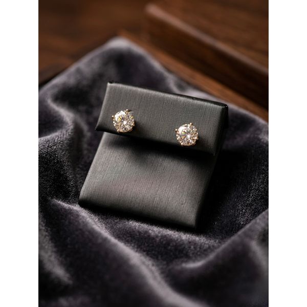 Diamond Earrings Studs Adler's Diamonds Saint Louis, MO
