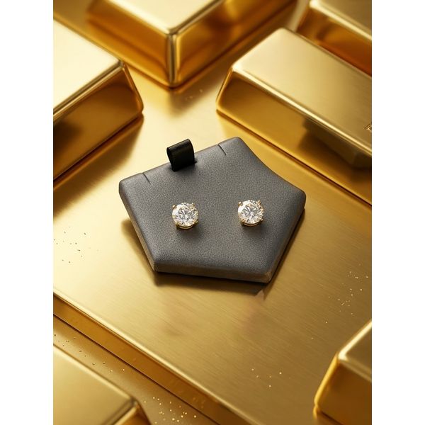 Diamond Earrings Studs Adler's Diamonds Saint Louis, MO