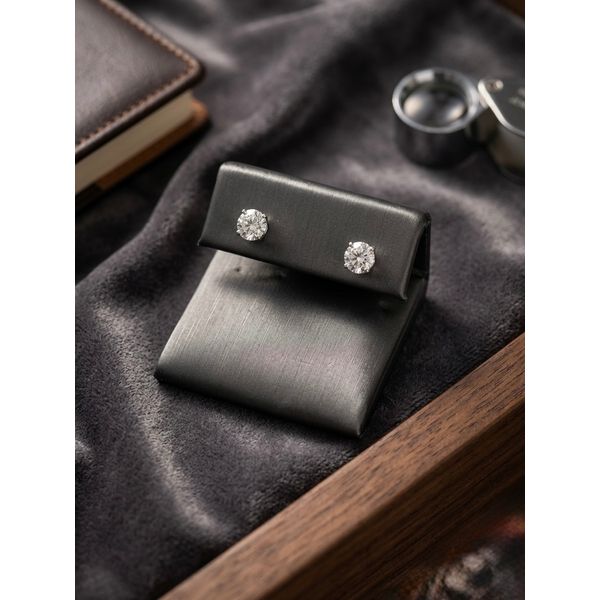 Diamond Earrings Studs Adler's Diamonds Saint Louis, MO