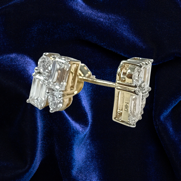 Diamond Earrings Studs Image 4 Adler's Diamonds Saint Louis, MO