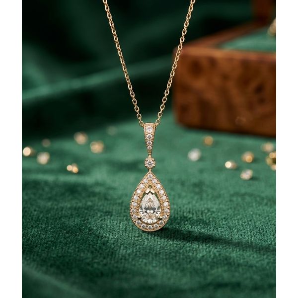 Diamond Pendant Adler's Diamonds Saint Louis, MO