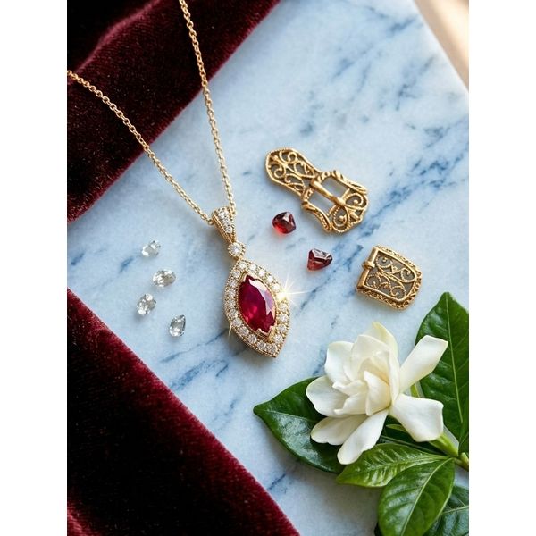 Diamond Pendant Image 2 Adler's Diamonds Saint Louis, MO