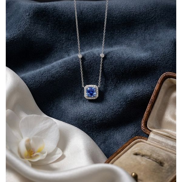 Gemstone Pendant Necklace Adler's Diamonds Saint Louis, MO