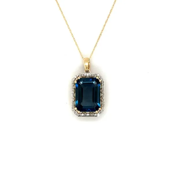 Gemstone Pendant Necklace Image 5 Adler's Diamonds Saint Louis, MO