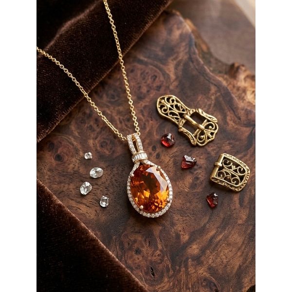 Gemstone Pendant Necklace Adler's Diamonds Saint Louis, MO