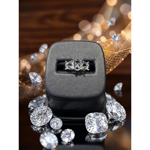 Solitaire Engagement Ring Mounting Image 2 Adler's Diamonds Saint Louis, MO