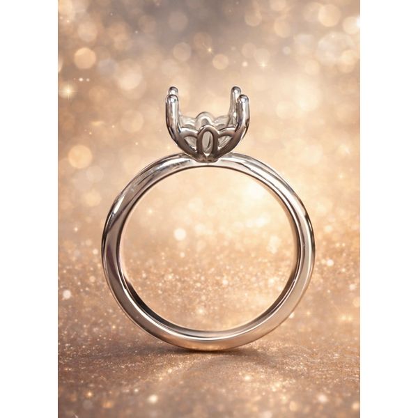 Solitaire Engagement Ring Mounting Image 2 Adler's Diamonds Saint Louis, MO