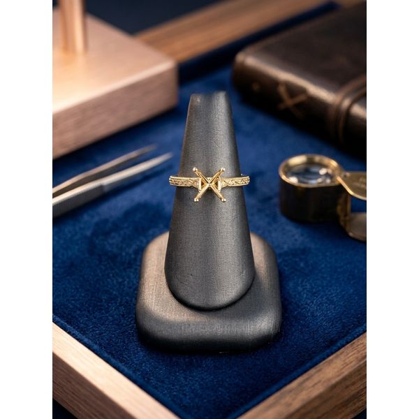 Solitaire Engagement Ring Mounting Adler's Diamonds Saint Louis, MO