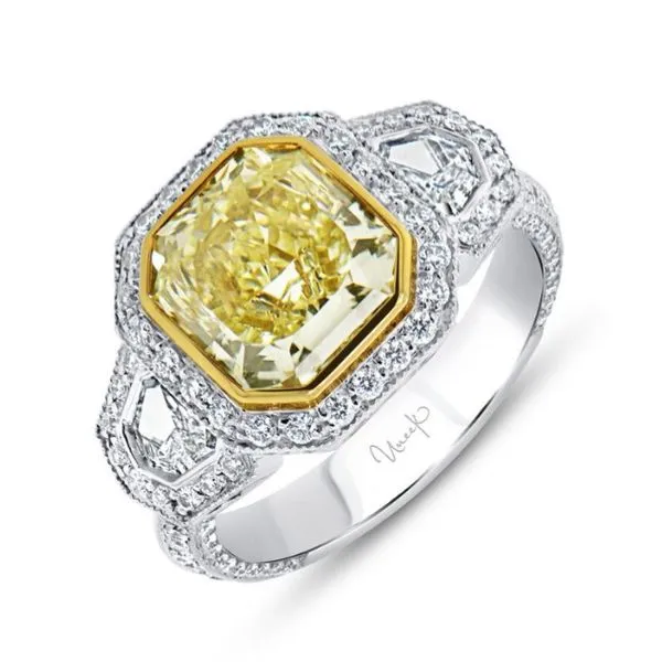 Uneek Fancy Yellow Diamond Ring Aires Jewelers Morris Plains, NJ