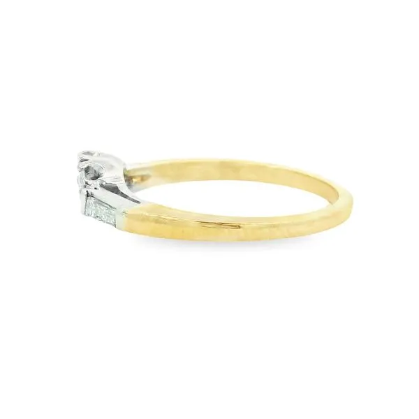 Aires Diamond Contour Wedding Band Image 2 Aires Jewelers Morris Plains, NJ