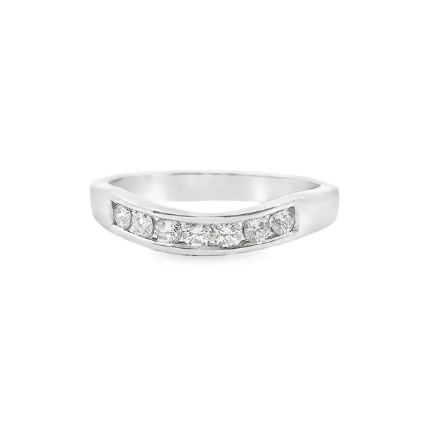 Aires Diamond Contour Wedding Band Aires Jewelers Morris Plains, NJ